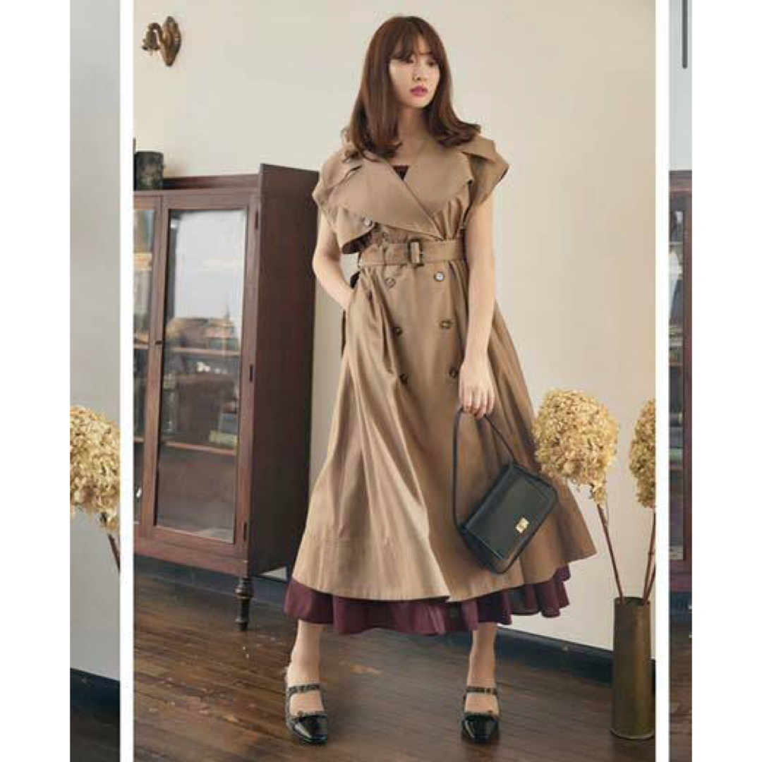 Her lip to - herlipto Sleeveless Twill Trench Dressの通販 by