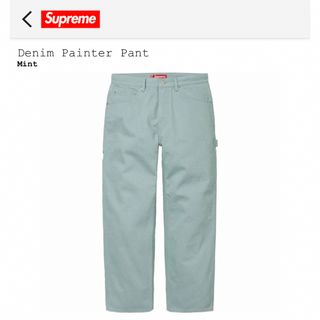 Supreme - 24S/S Supreme Denim Painter Pant Mint 32の通販 by