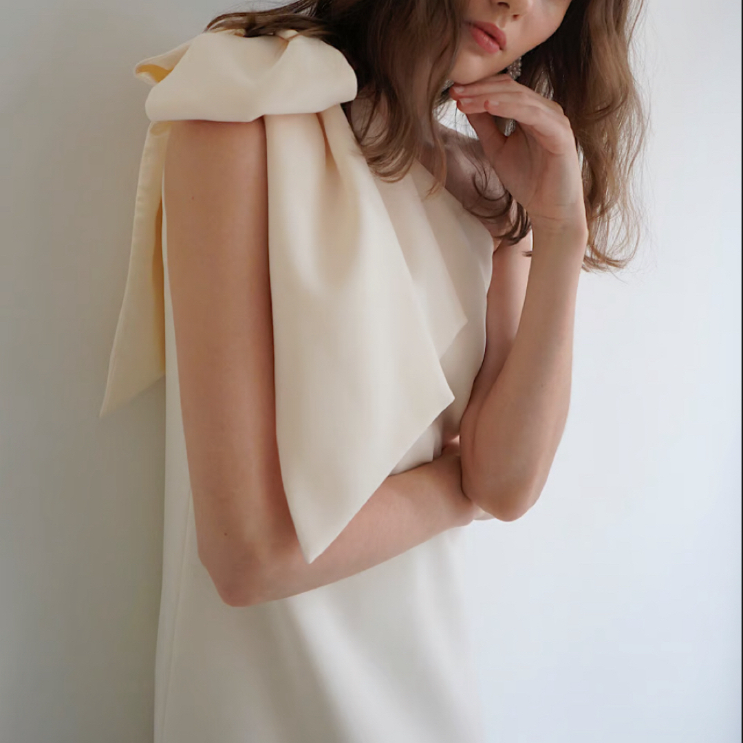 acka ワンショルダーポイントワンピース 同窓会 パーティー