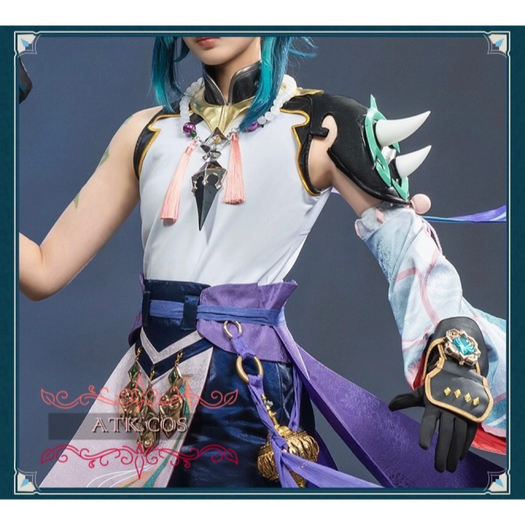 コスプレ 原神 猫屋 魈 喵屋小铺 衣装 豪華 高級 高品質の通販 by R's