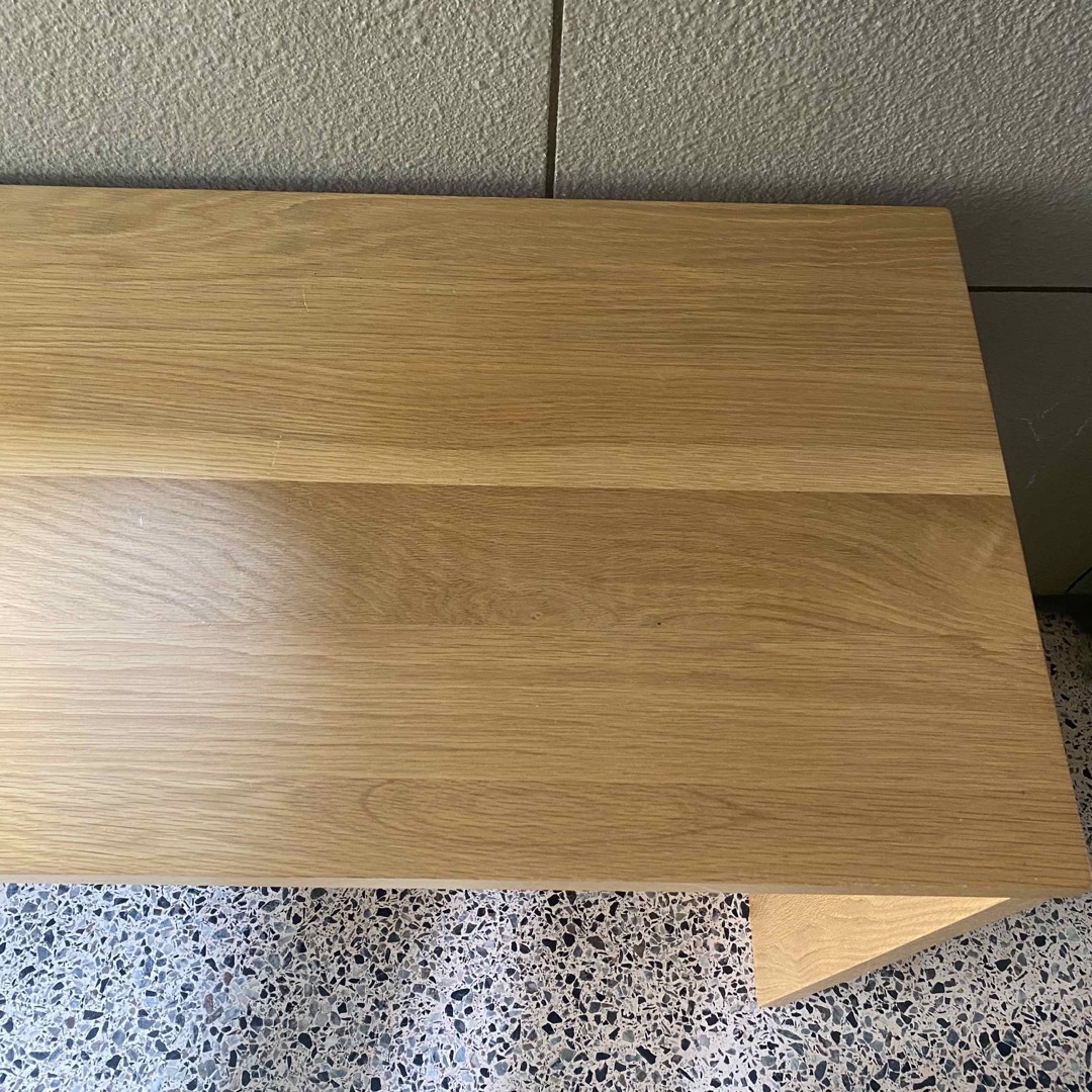 MUJI (無印良品) - 廃盤品 無印良品 MUJI コの字 デスク 無垢材デスク