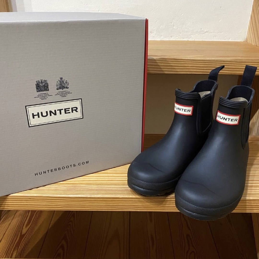 HUNTER - 値下げ不可 24cm ハンター チェルシー レインブーツ 雨靴