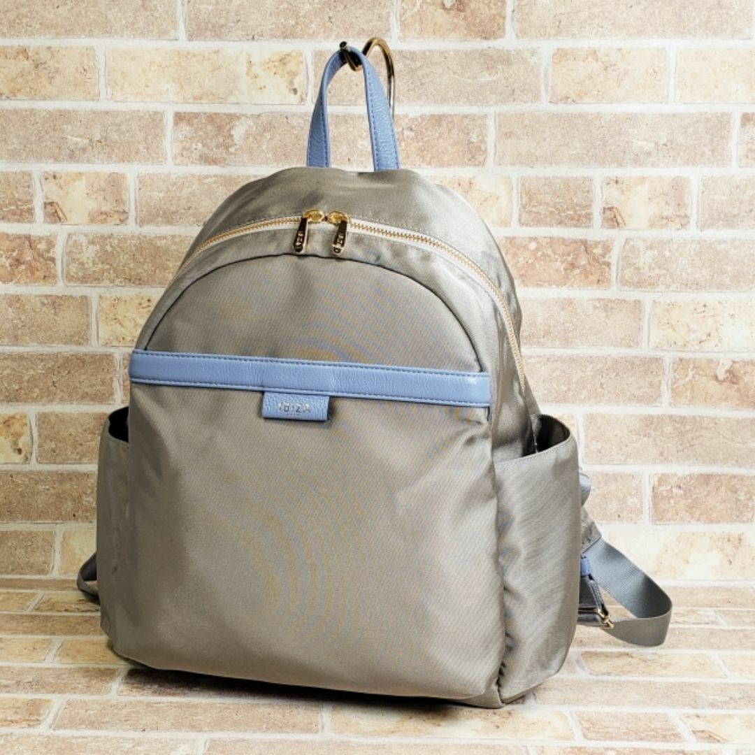 IBIZA - イビサ IBIZA ☆ ナイロン レザーコンビ リュックサック 日本