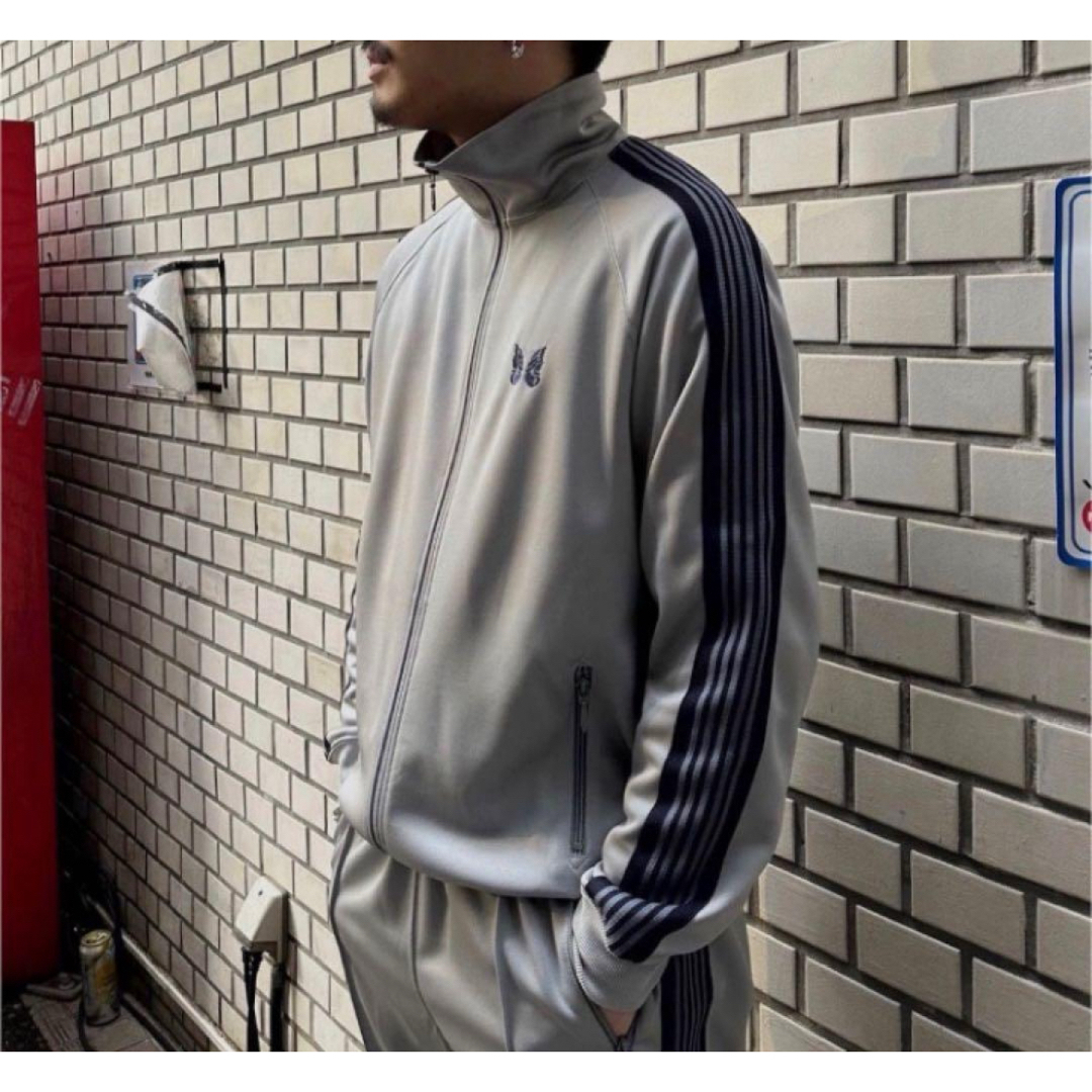 Needles - needles studious 別注 23ss トラックジャケット グレー Mの