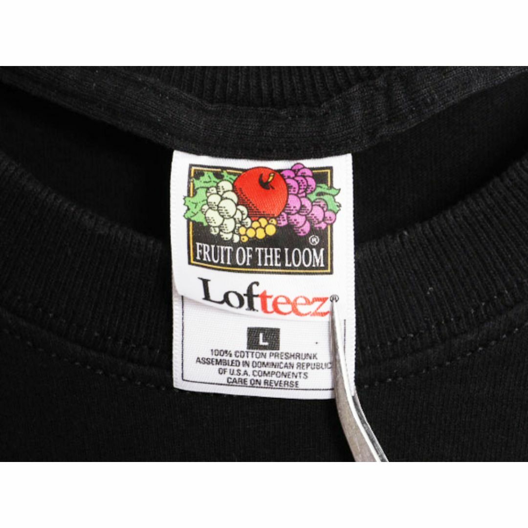 90s DON'T PANIC ジョーク メッセージ プリント Tシャツ メンズ L