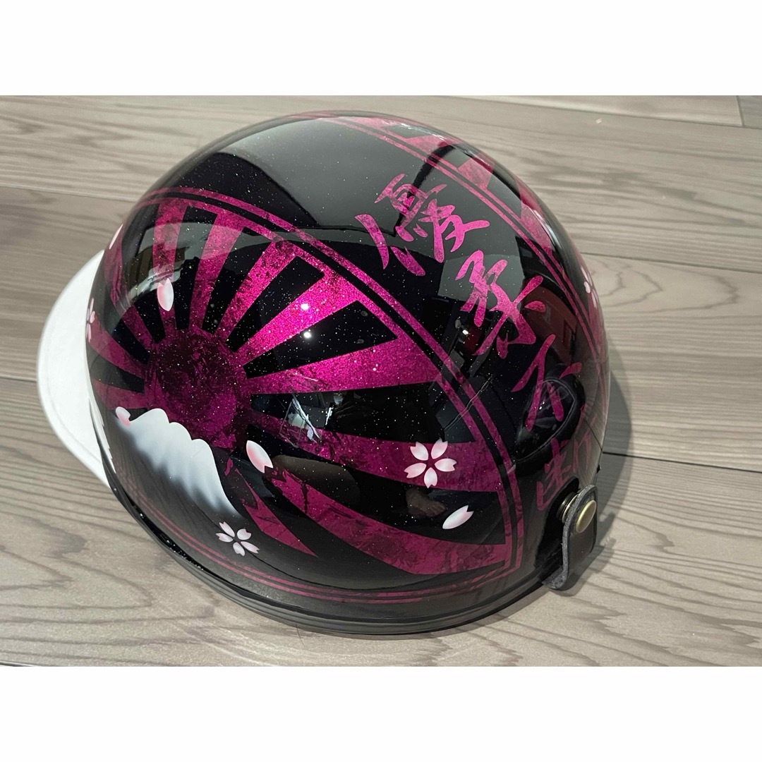 コルク半カスタム富士日章マジック黒紫ラメ桜高級クリヤ送料無料