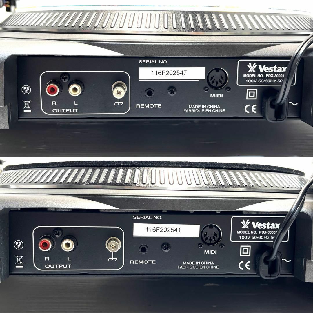 極美品】VESTAX ターンテーブル PDX-3000MK2 セット売りの通販 by 麦の
