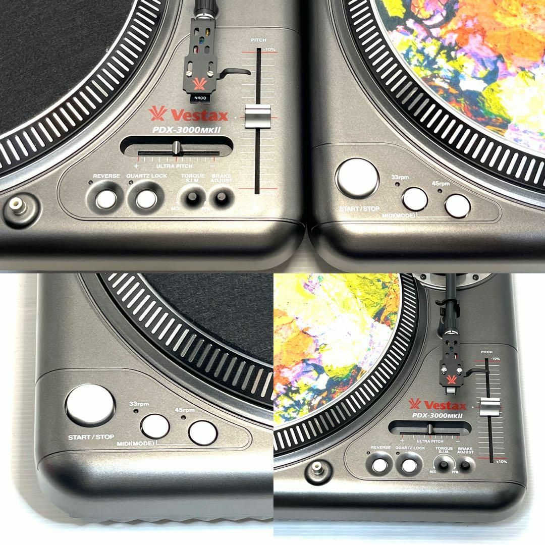 極美品】VESTAX ターンテーブル PDX-3000MK2 セット売りの通販 by 麦の