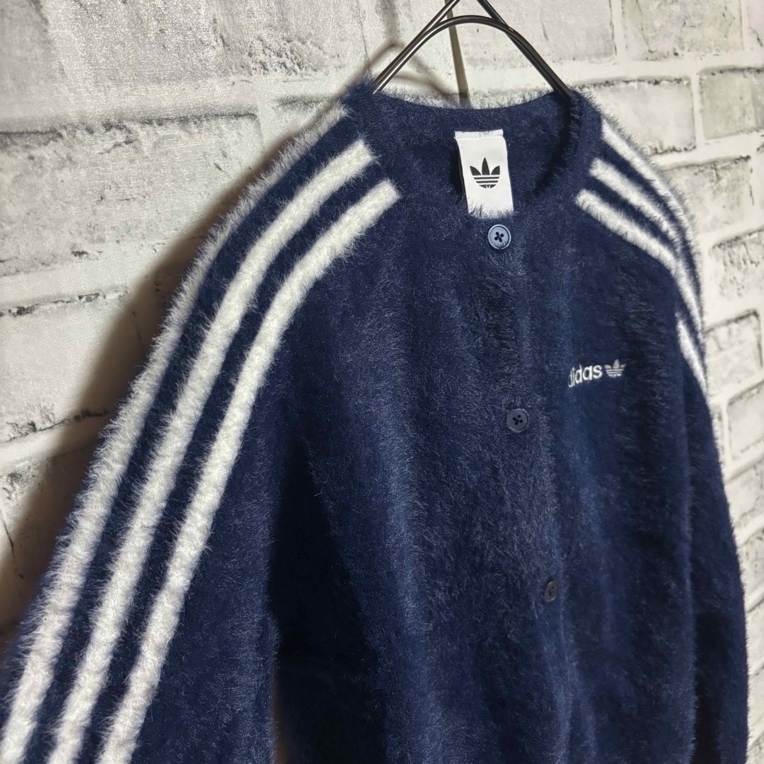 adidas Originals - 希少2XL⭐️adidasフラッフィーニットカーディガン