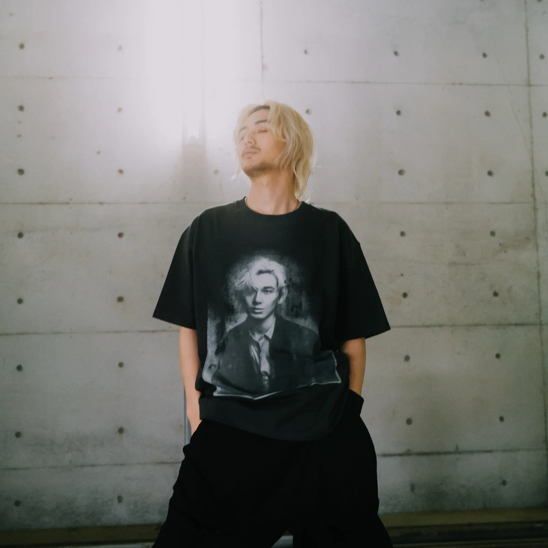 藤井風 Tシャツ Fujii Kaze オフィシャルグッズ black Lの通販 by