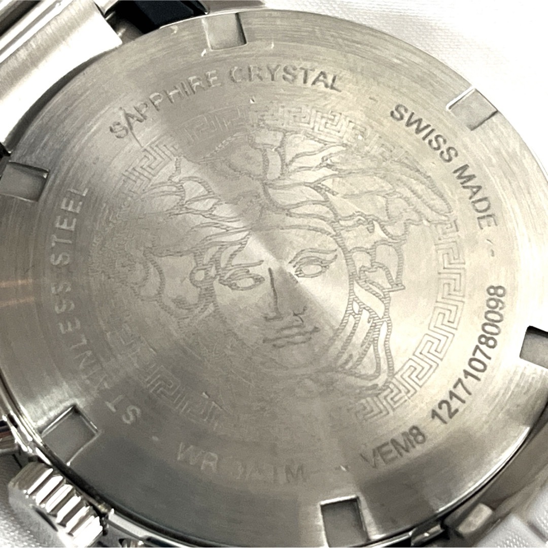 VERSACE - ヴェルサーチ メデューサ クォーツ クロノグラフ デイト表示