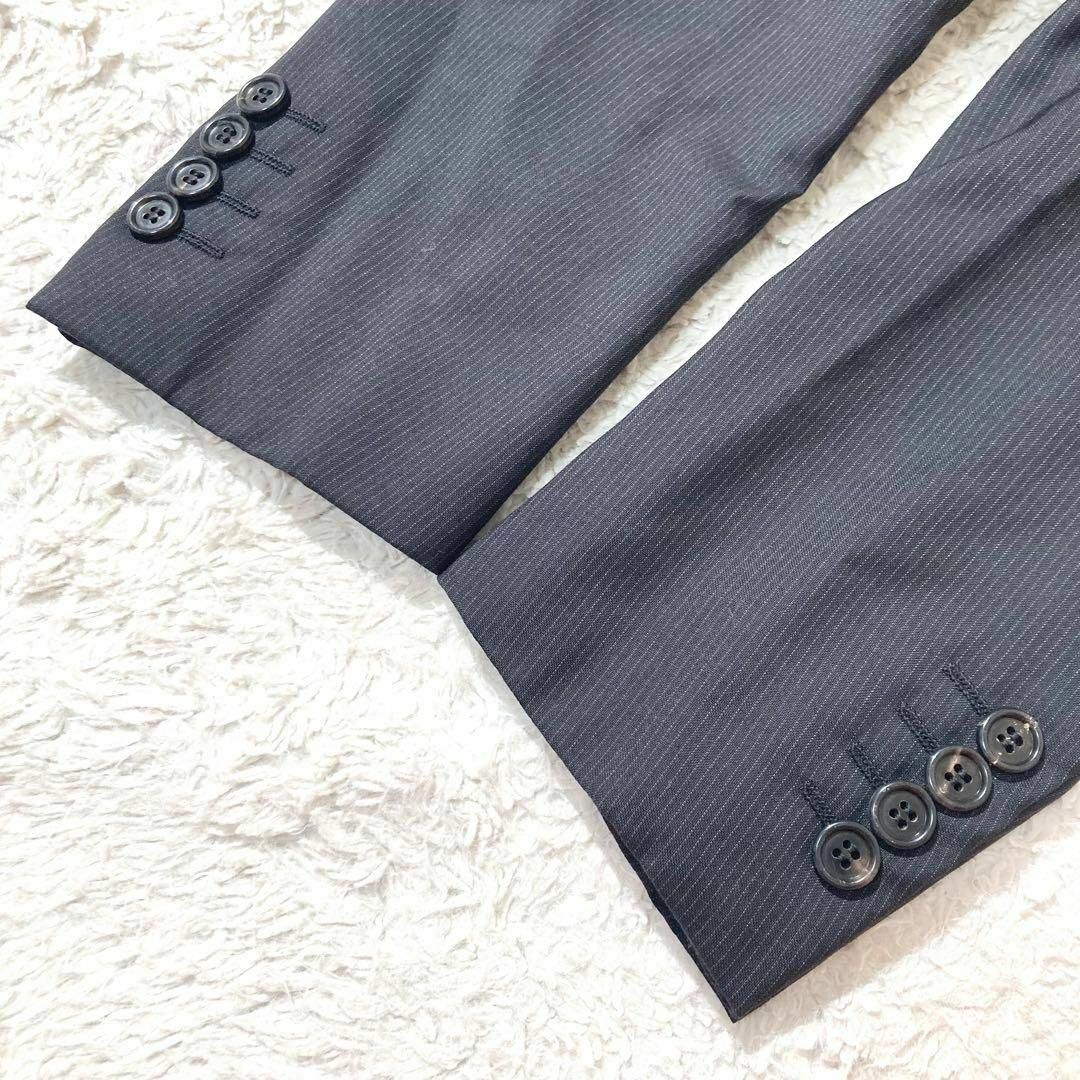 DIOR HOMME - Dior Homme スーツ セットアップ ブラック ストライプ L