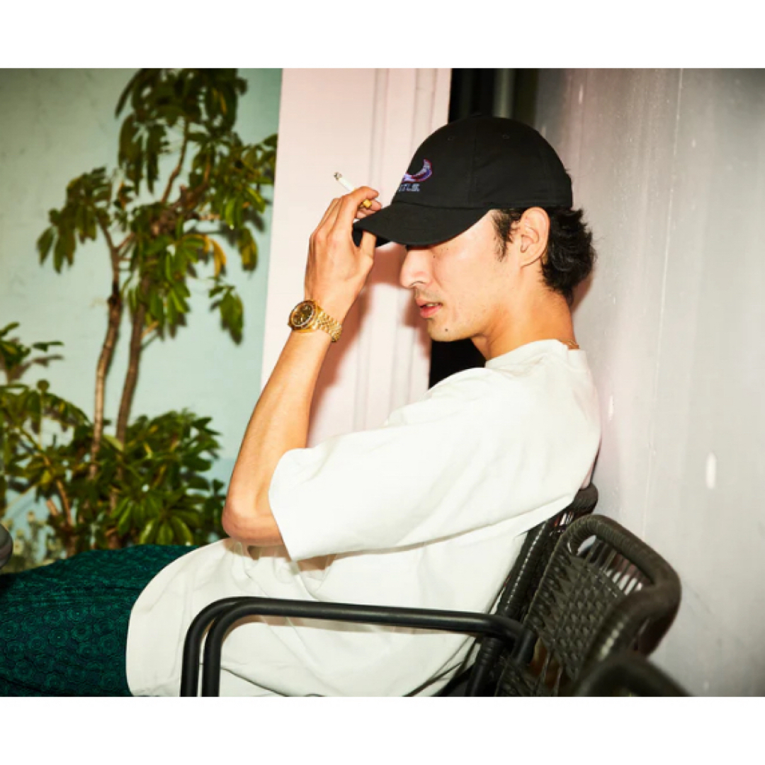 上杉柊平着用！FEELS. LOGO CAP BLACK 帽子 キャップの通販 by You Can