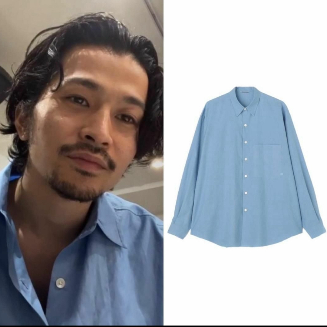 AURALEE - 常田大希 AURALEE washed finx twill big shirtの通販 by