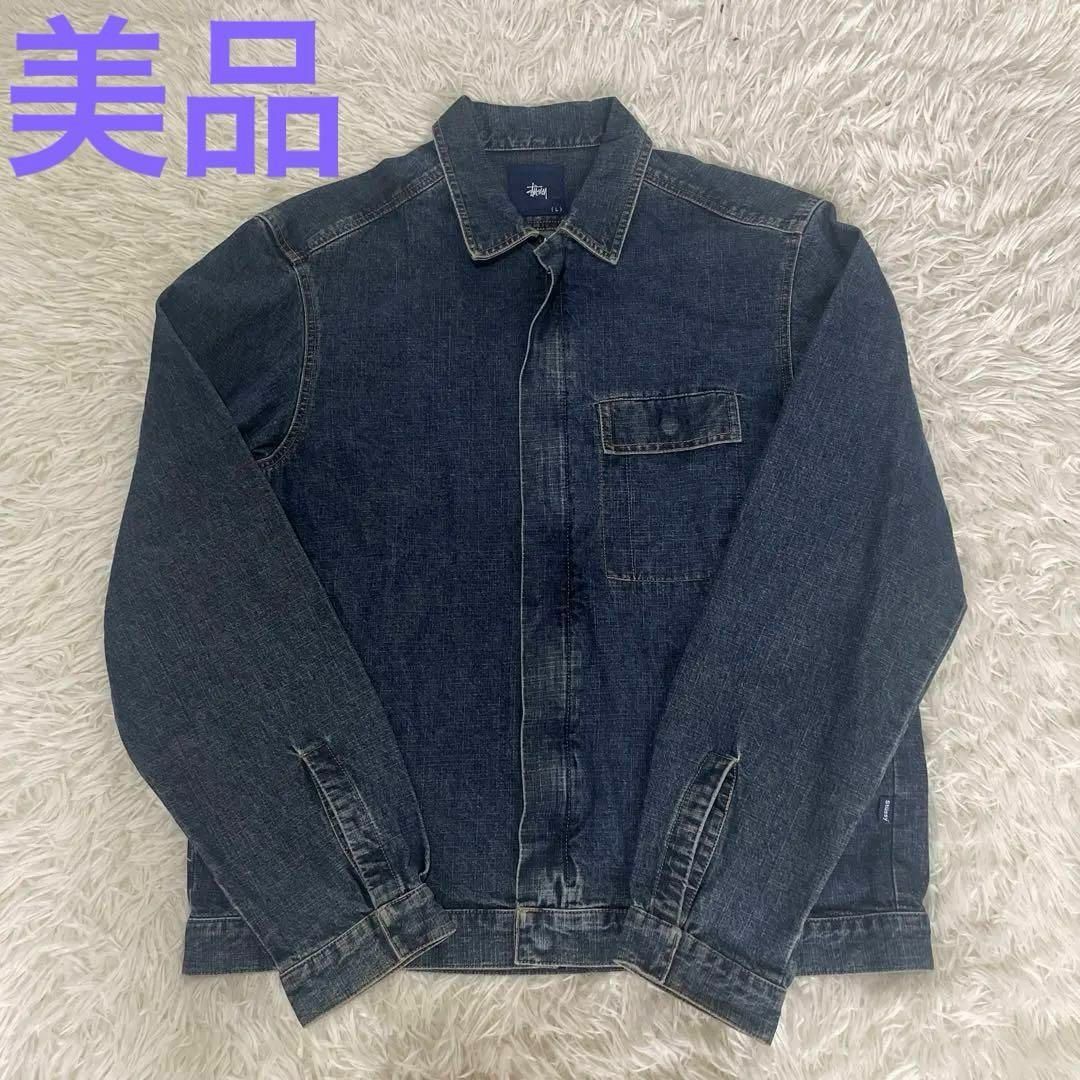 STUSSY - 90s 00s USA製 オールド ステューシー 1st デニムジャケット