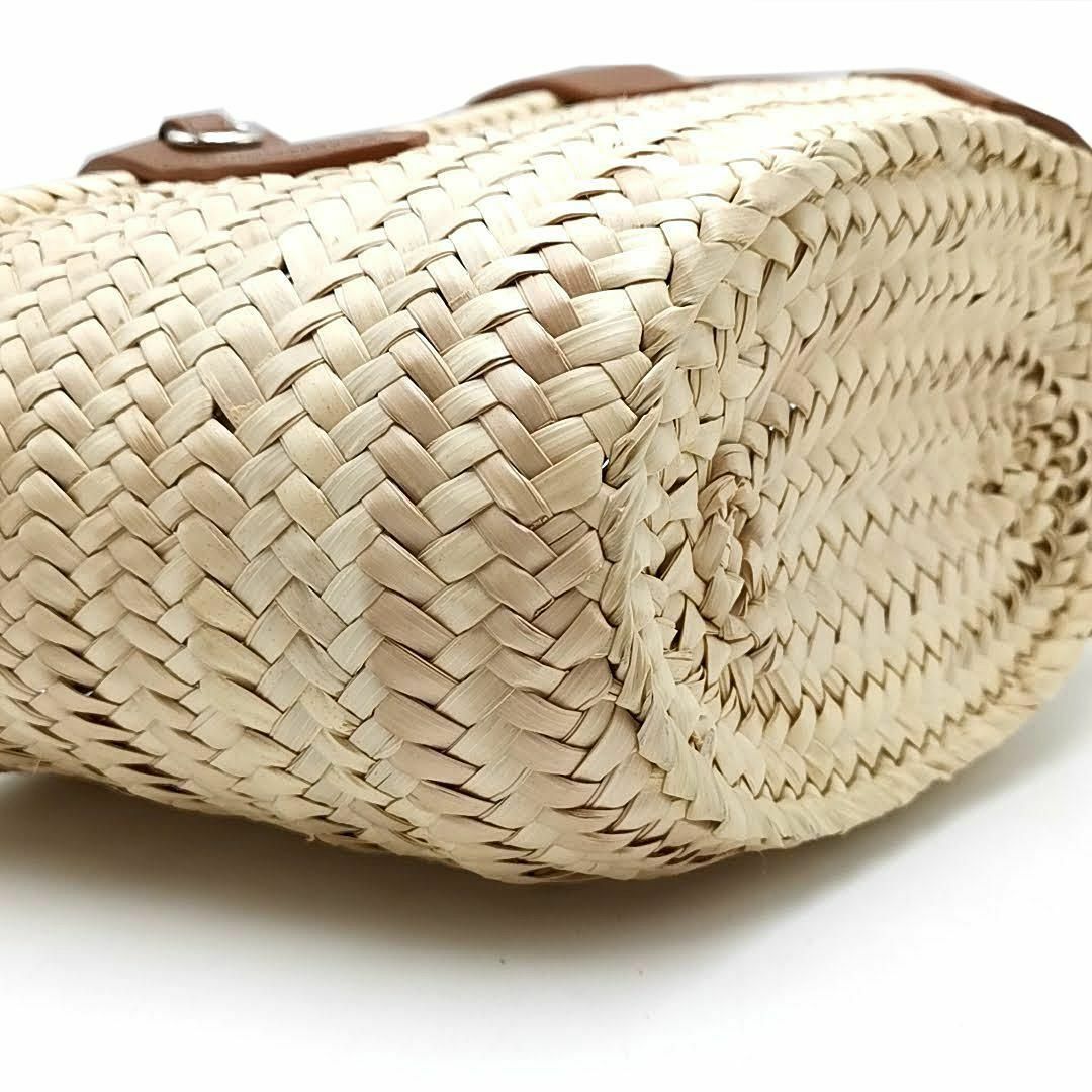 J&M DAVIDSON - 美品 ジェイ&エムデヴィッドソン かごバッグ ラフィア