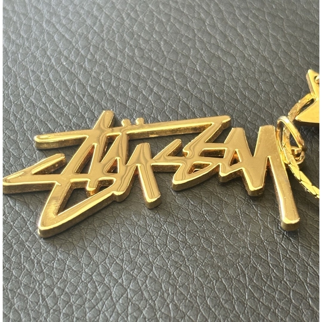 STUSSY - 希少 oldstussy stussy ネックレス ゴールド トップ2連の通販