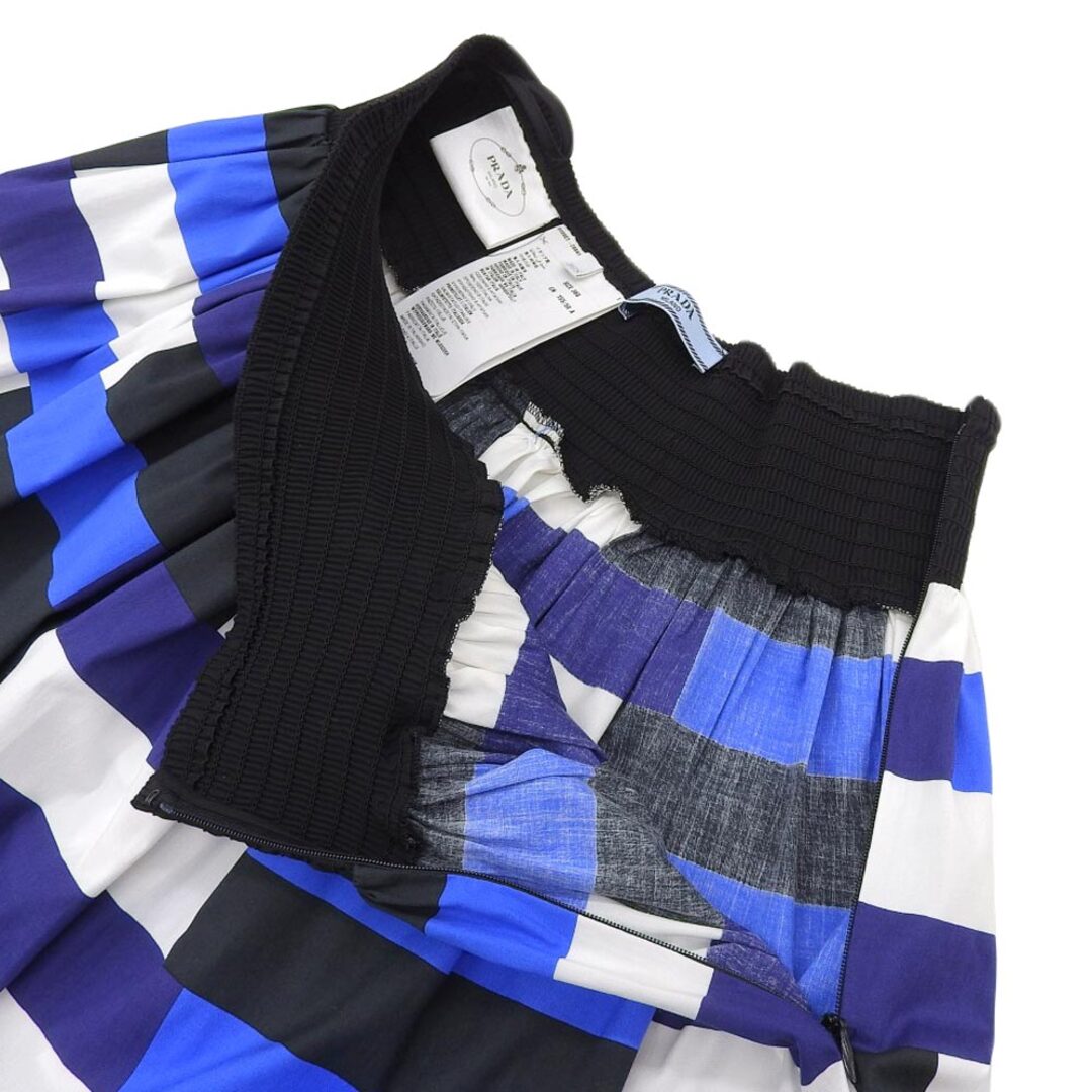 PRADA - プラダ PRADA 現行青タグ ストレッチコットン モザイク柄 ひざ