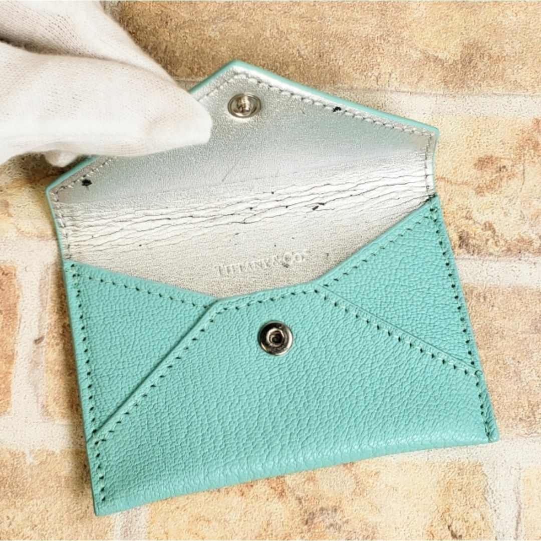 Tiffany & Co. - ティファニー ☆ レザー カードケース 名刺入れ