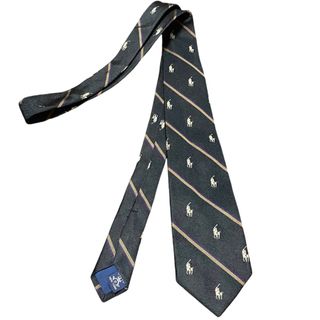 POLO RALPH LAUREN - ポロ ラルフローレン ネクタイ ポニー柄 ブラック