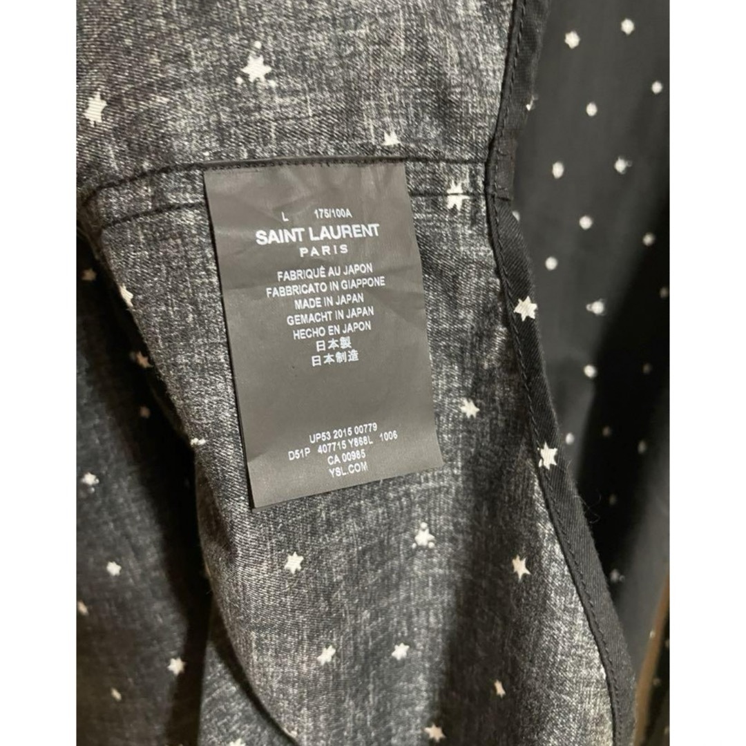 SAINT LAURENT - サンローラン パリ スター ドット シャツ Lの通販 by