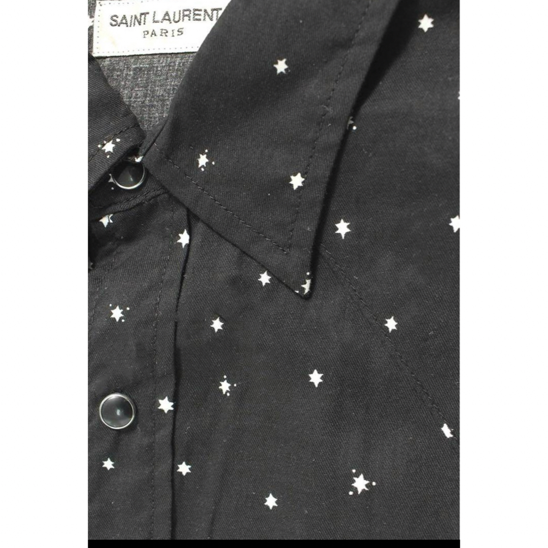 SAINT LAURENT - サンローラン パリ スター ドット シャツ Lの通販 by
