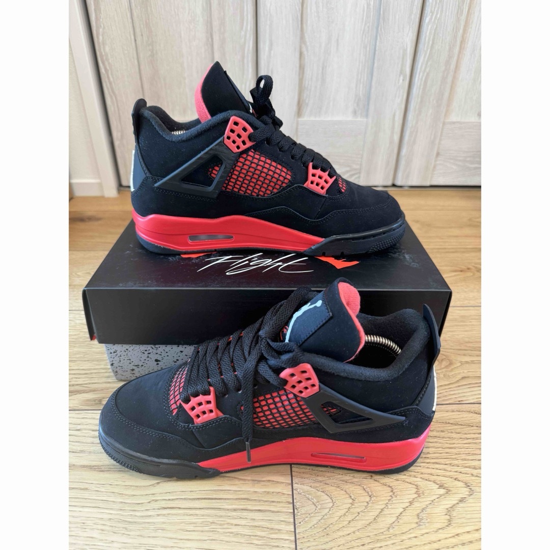 Jordan Brand（NIKE） - エアジョーダン4 レッド サンダー/クリムゾン