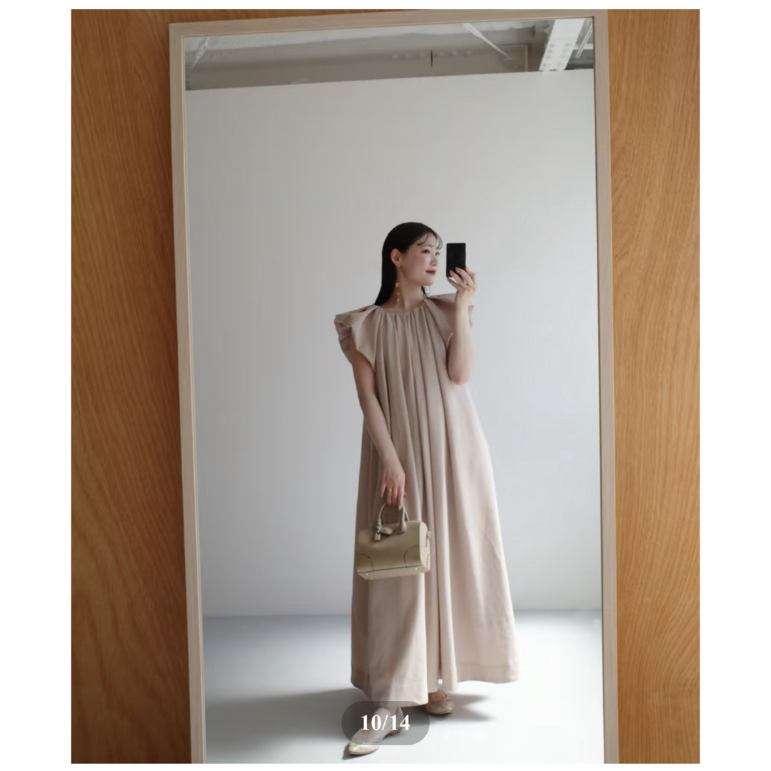 SNIDEL - acka drape one-piece ベージュsの通販 by 可愛いは作れる