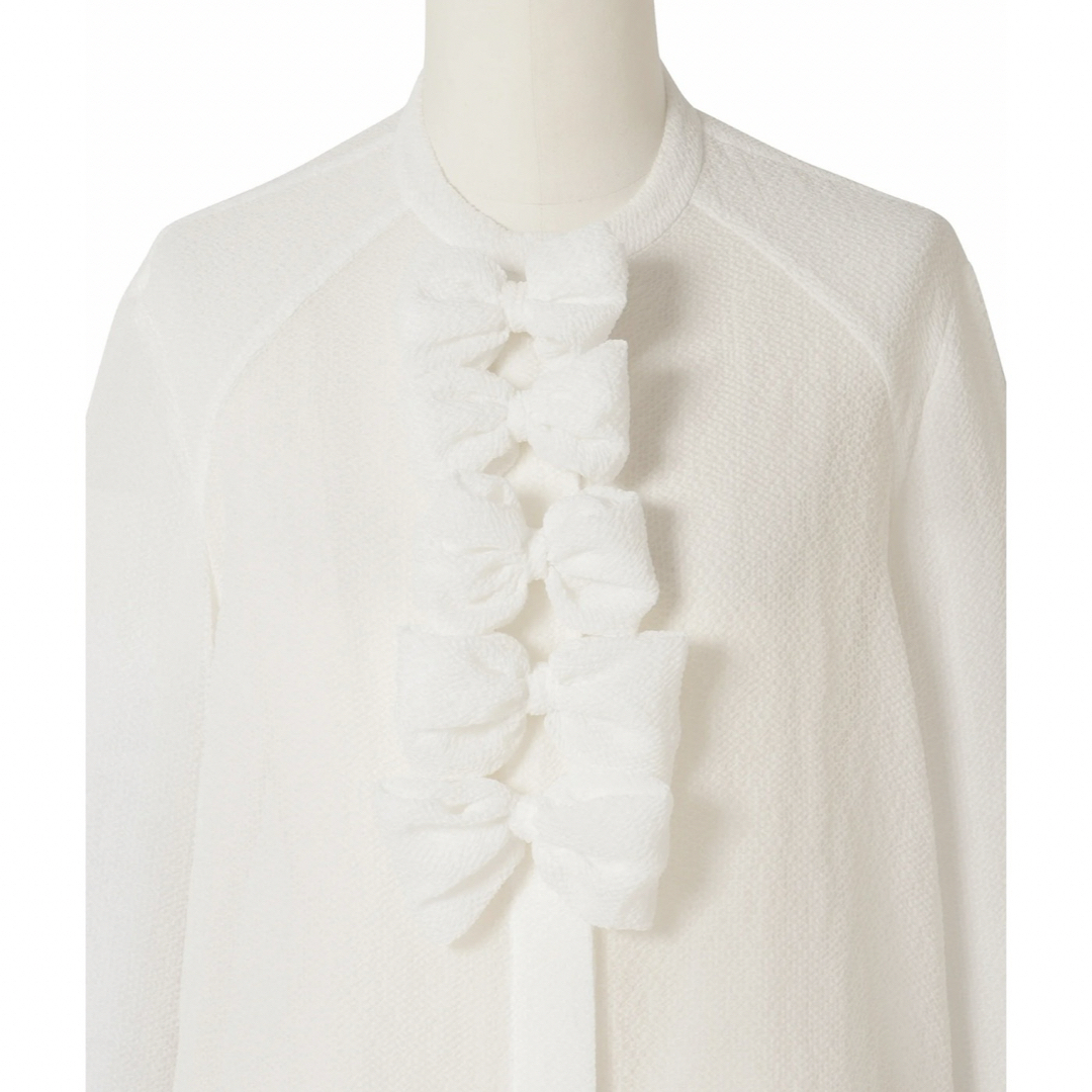 LUDLOW - ラドロー LUDLOW vera リボンブラウス 滝マキさん着の通販 by