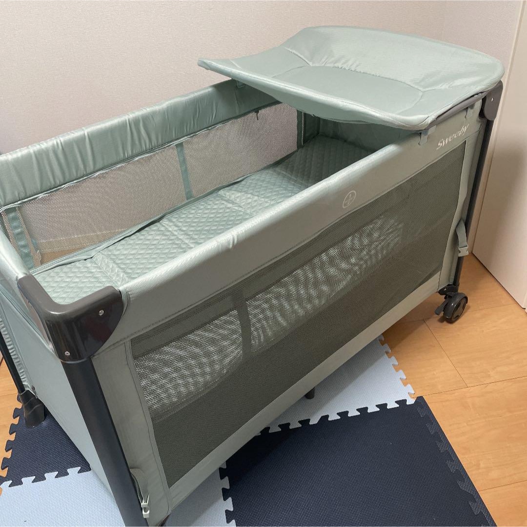 sweeby ベビーベッド 折り畳み - Sweeby ベビーサークル 140×200cm