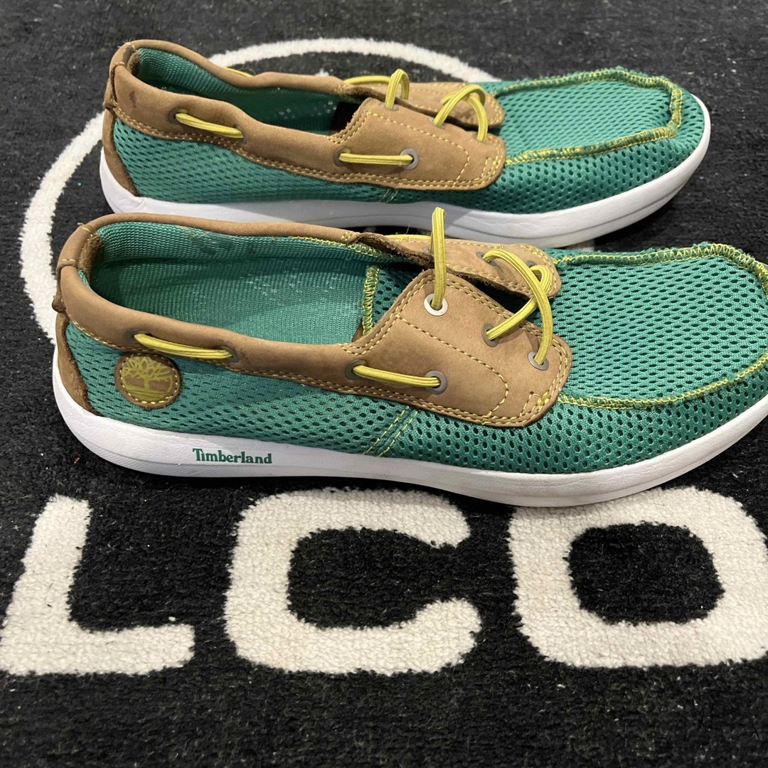 Timberland - ティンバーランド デッキシューズ 緑 グリーンの通販 by