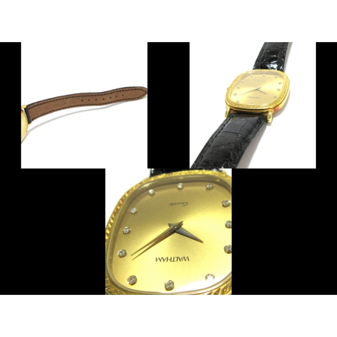 Waltham - WALTHAM(ウォルサム) 腕時計 レディース K18YG/12Pダイヤ