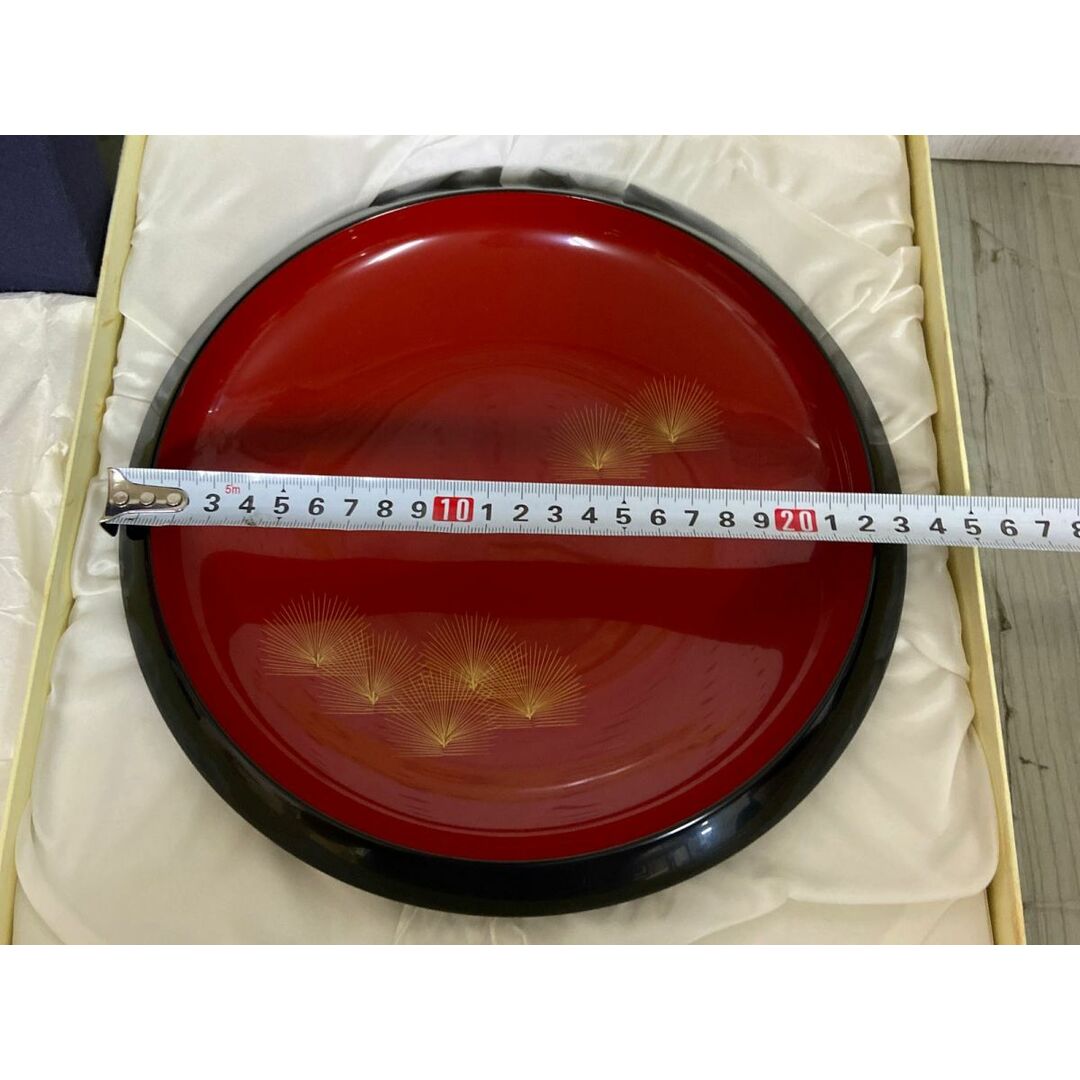 3-△輪島塗 菓子鉢 菓子器 堅牢優美 漆器 輪島漆器 伝統工芸 直径約