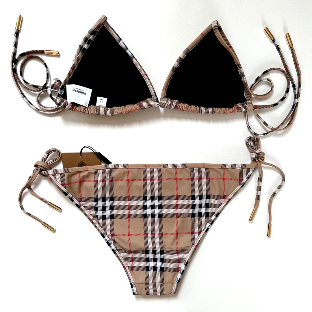 BURBERRY - 新品 BURBERRY バーバリー チェック 水着 ビキニ スイム