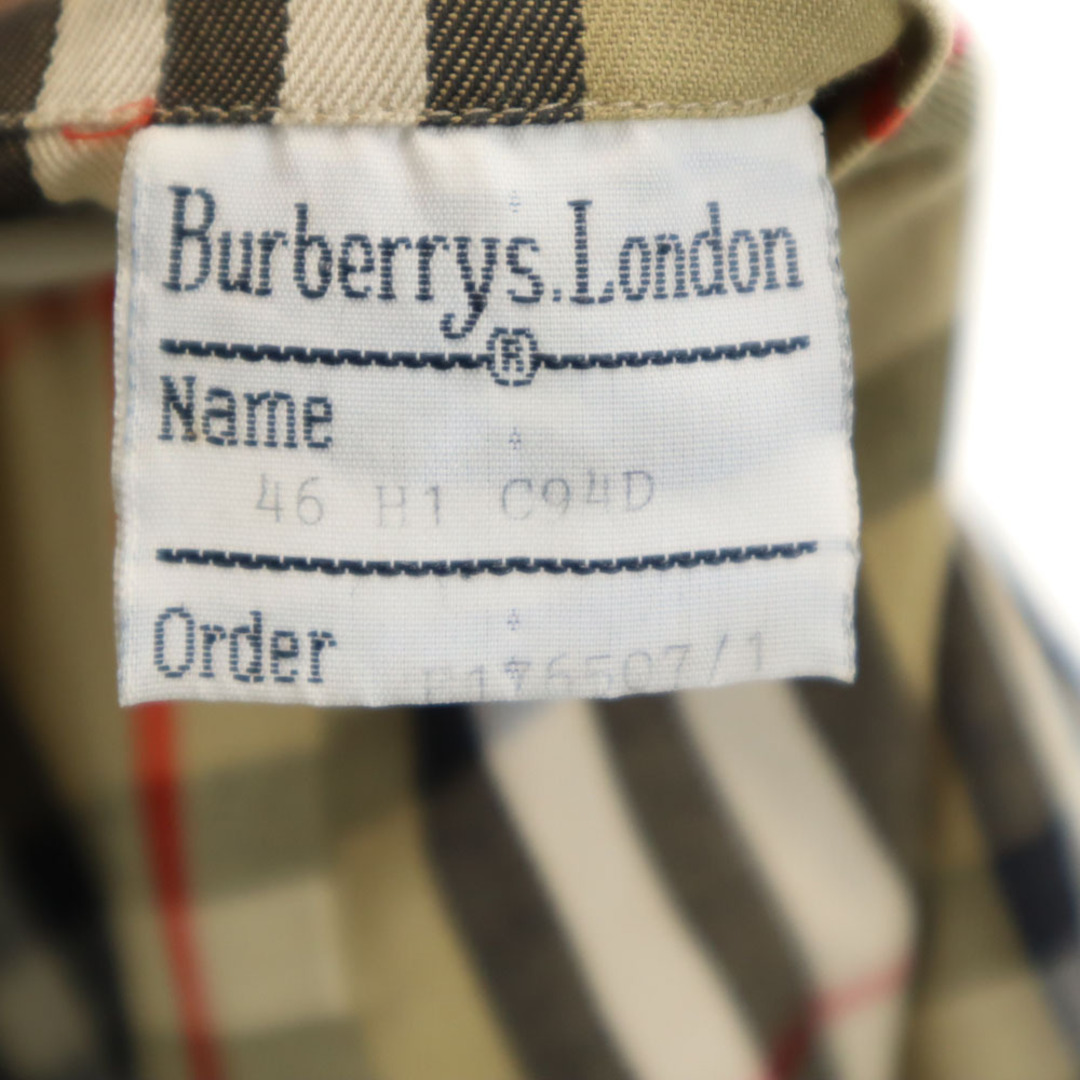 BURBERRY - バーバリーズ 90s 英国製 オールド ステンカラーコート 46