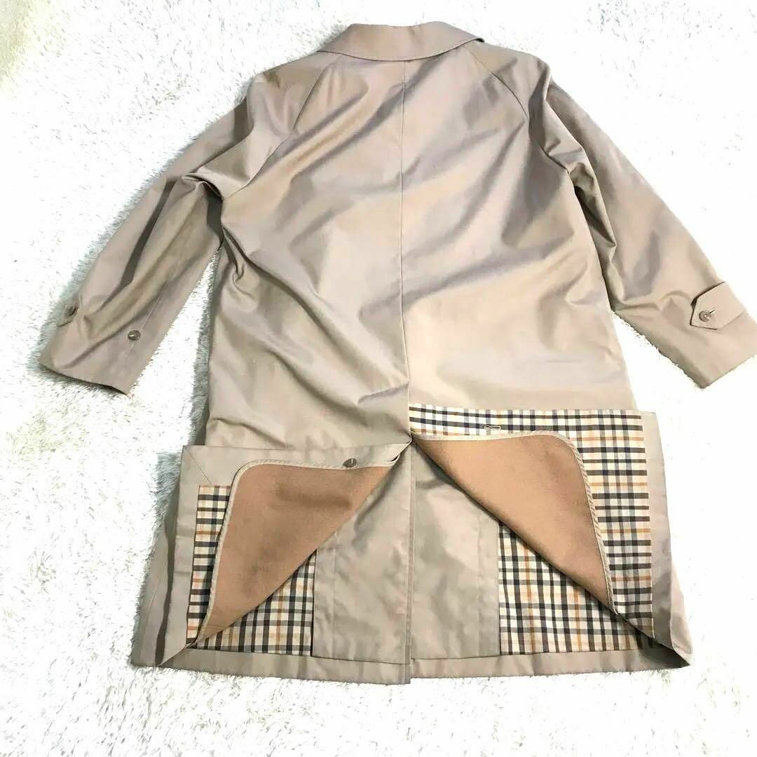 DAKS - DAKS【ベージュ☆Lサイズ】ステンカラー コート ライナー付き