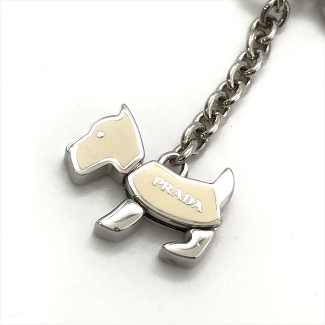 PRADA - 良品 PRADA プラダ サフィアーノ レザー シルバー金具 犬