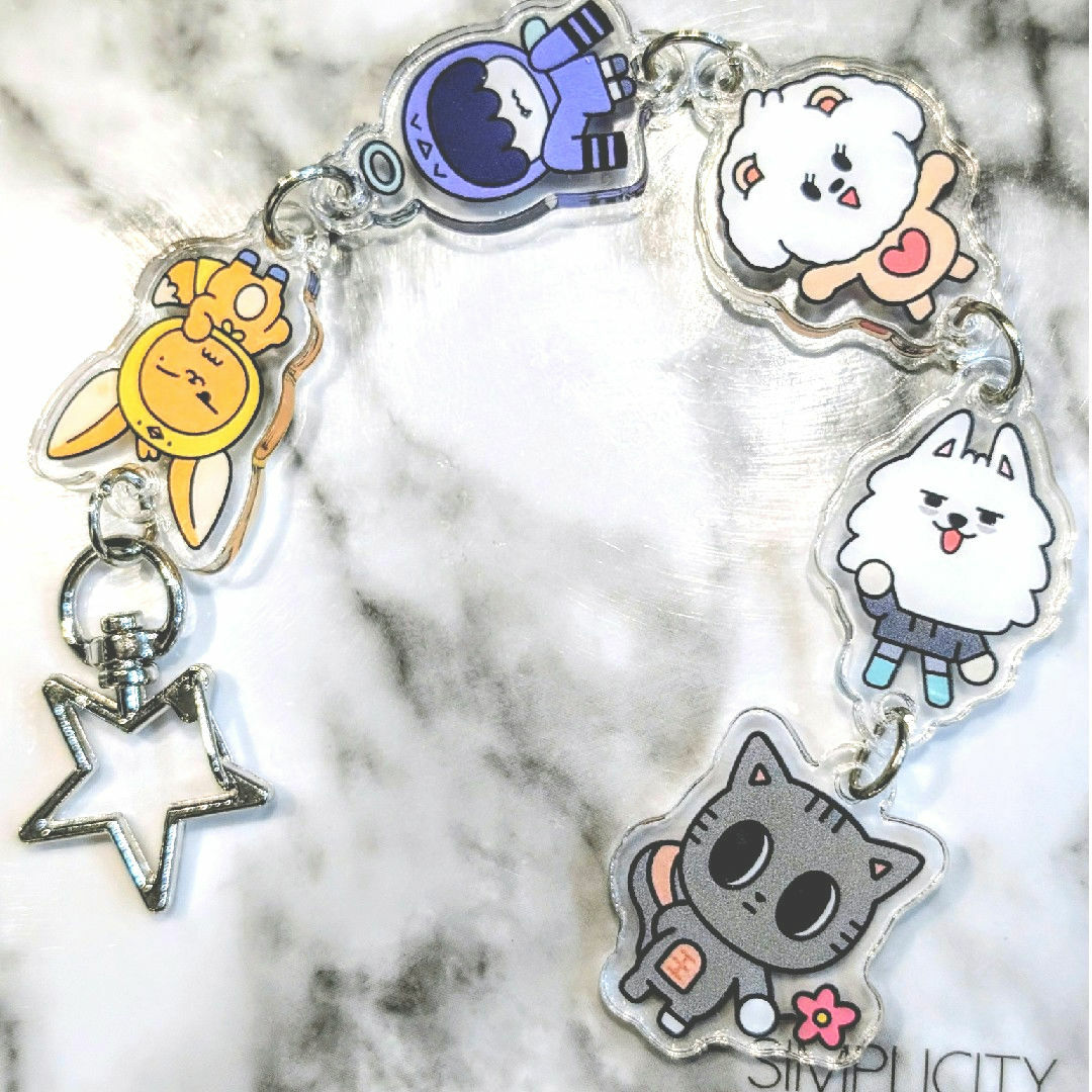 TOMORROW X TOGETHER - TXT プルバトゥ オールメンバー キーチェーン