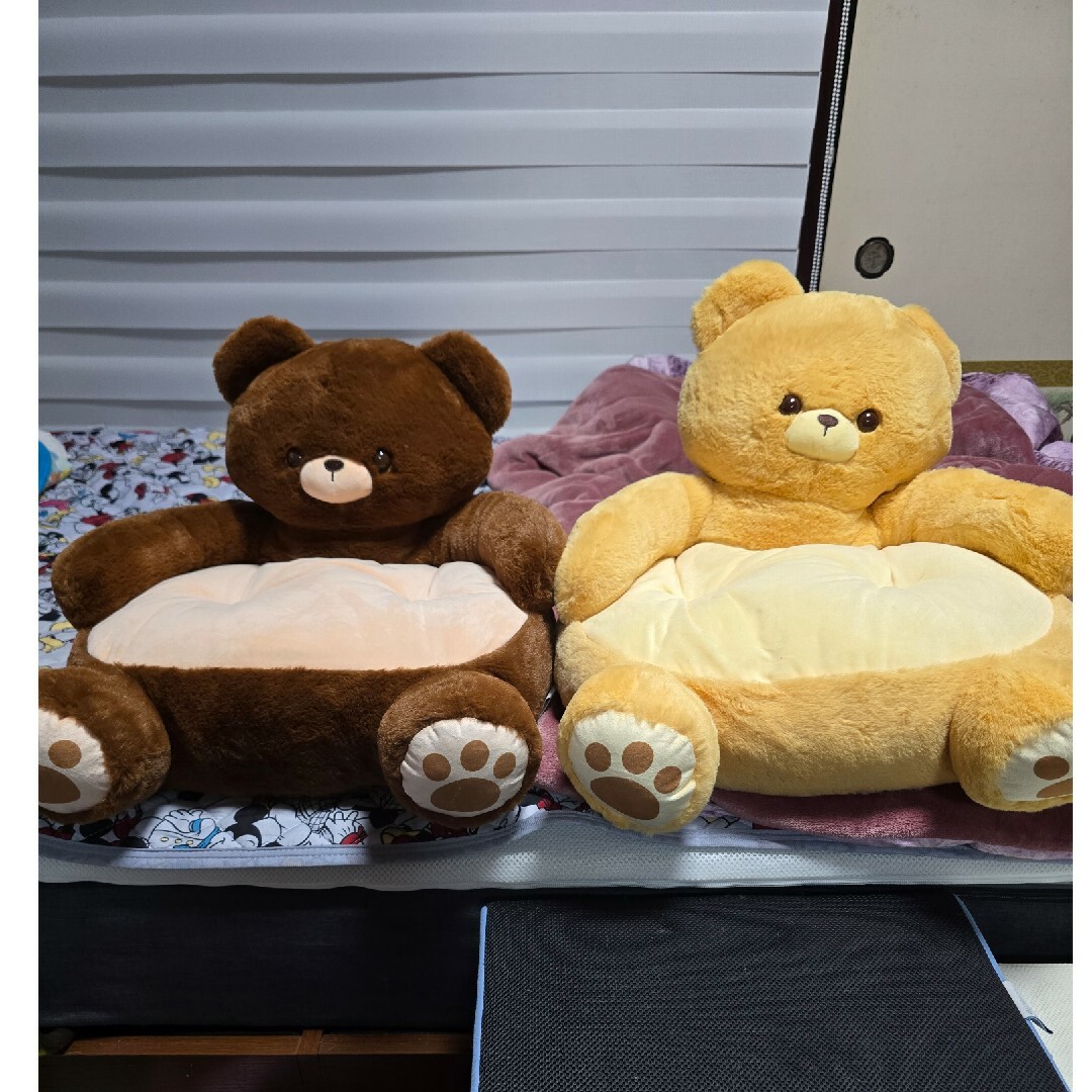 タイトー限定】ふわふわくまさん おすわりクッション 2種セットの通販