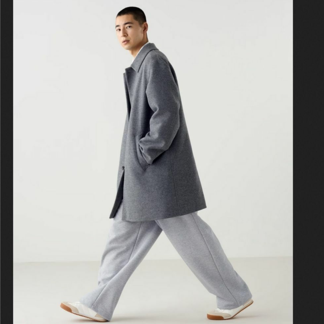 UNIQLO - 黒 UNIQLO C 今季☆新品ダブルフェイスコートの通販 by