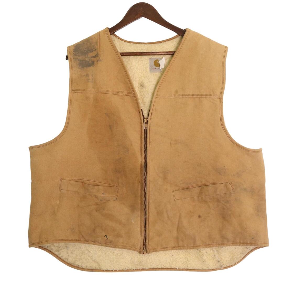 carhartt - 80年代 USA製 Carhartt カーハート ダックベスト 大きい