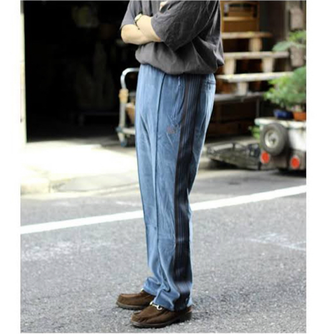 Needles - needles トラック パンツ 人気 ベロア ニードルスの通販 by