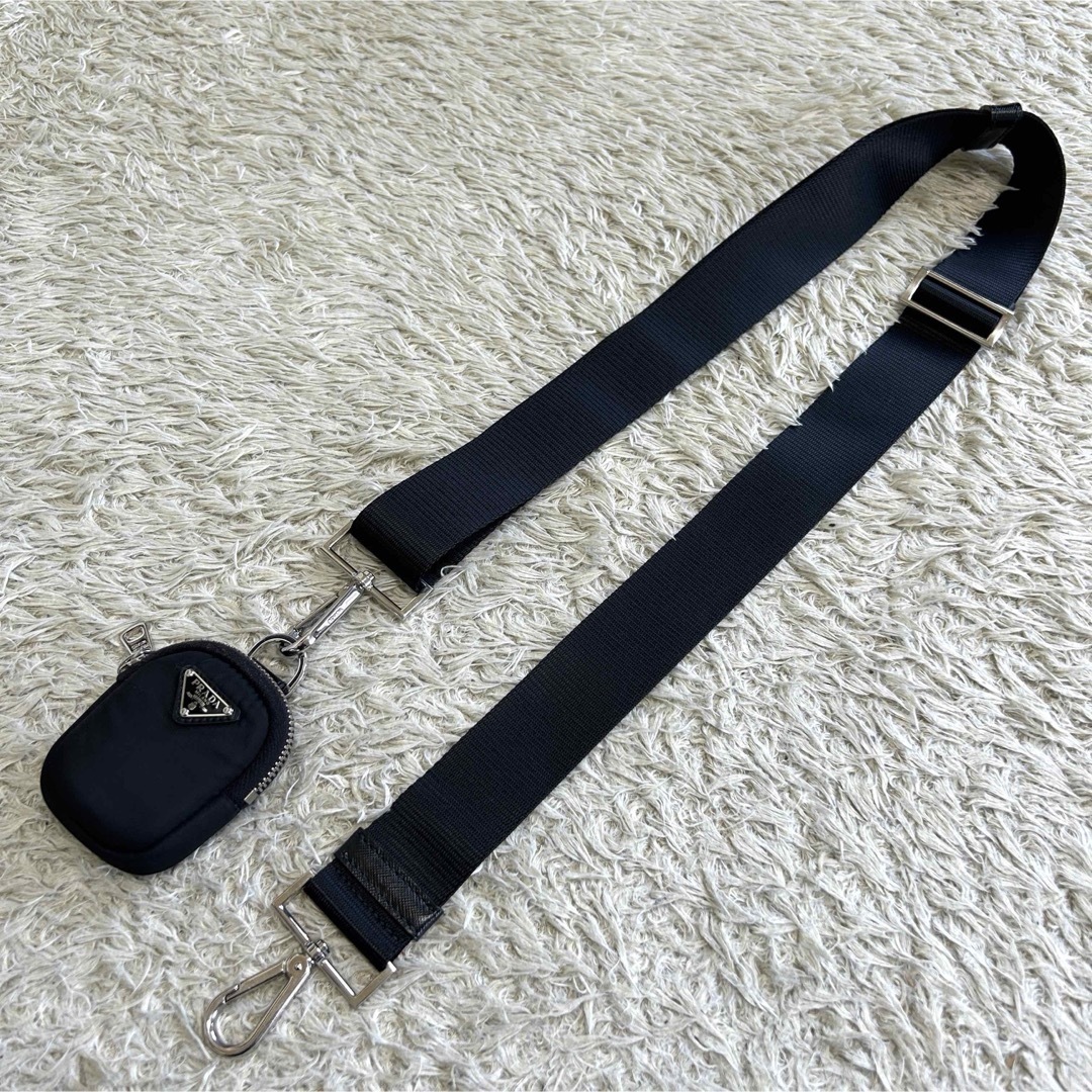 PRADA - 【美品】プラダ ショルダーストラップ ミニポーチ付き 三角