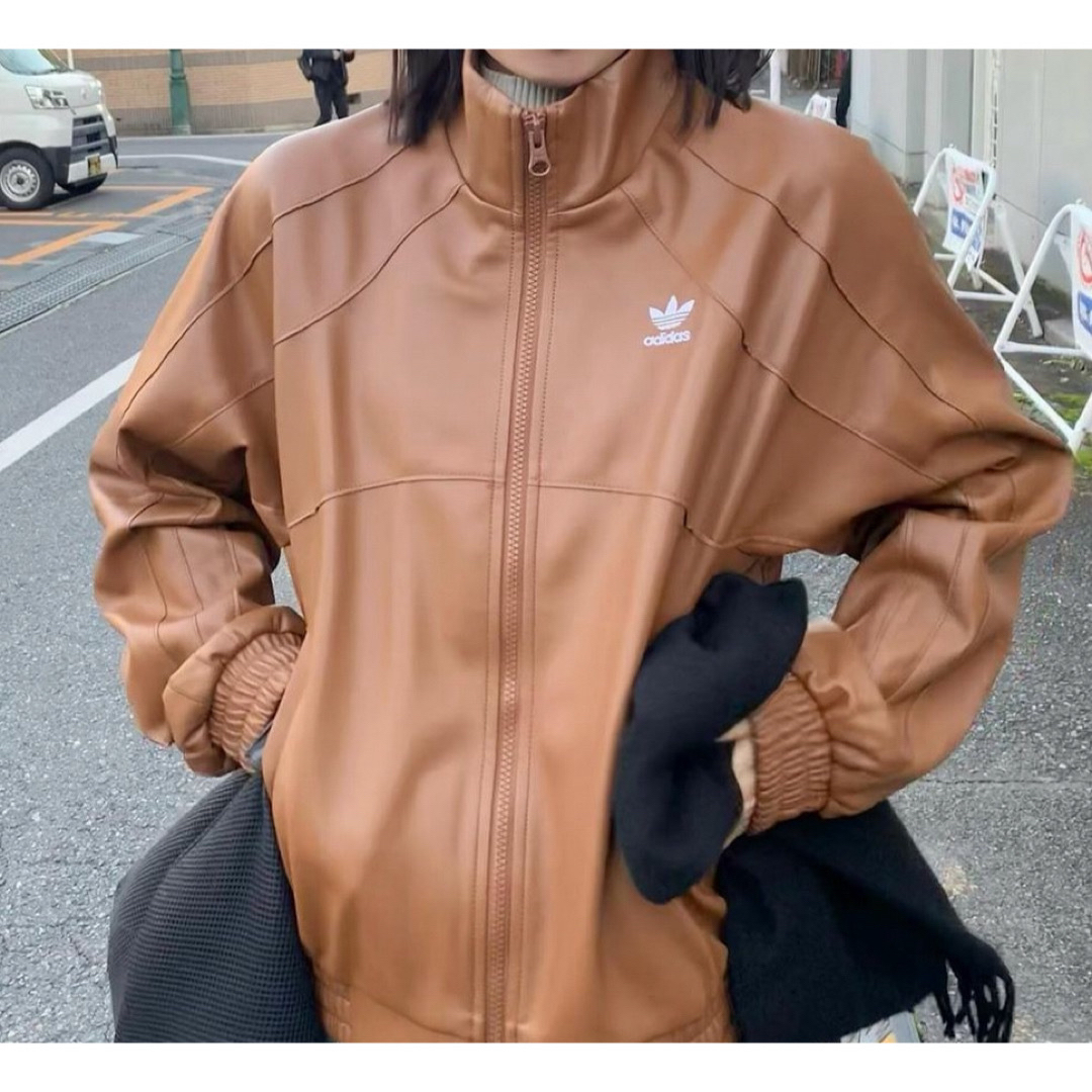 adidas Originals - adidas フェイクレザージャケットの通販 by pana's