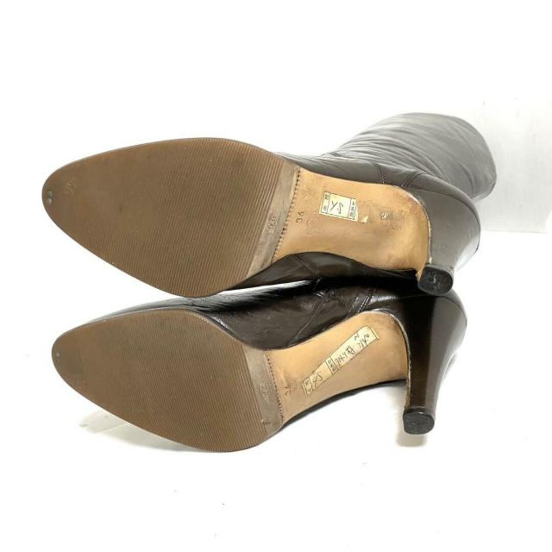 BRUNOMAGLI - BRUNOMAGLI(ブルーノマリ) ロングブーツ 36 レディース