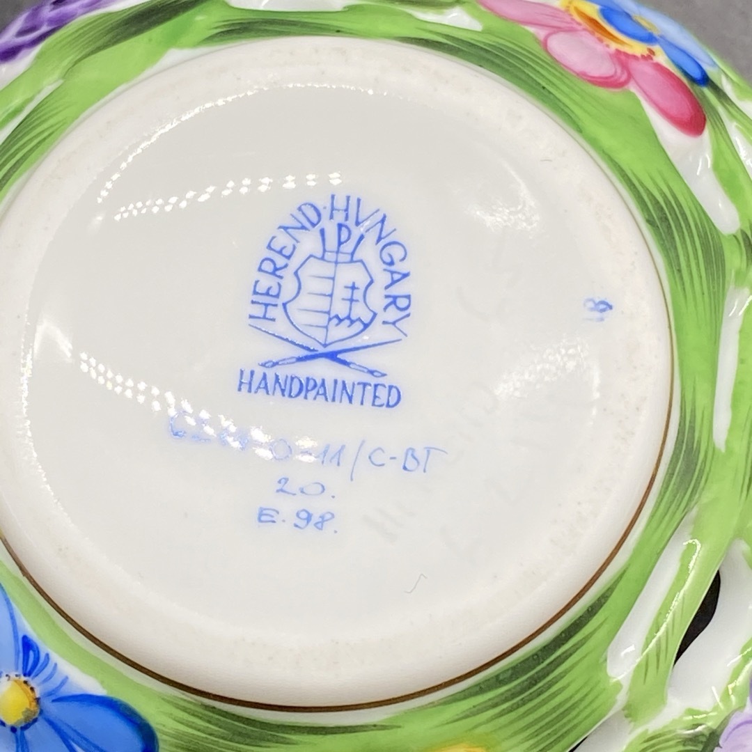 Herend - 箱付き ヘレンド ファンタジー ボンボニエール 透かし小物