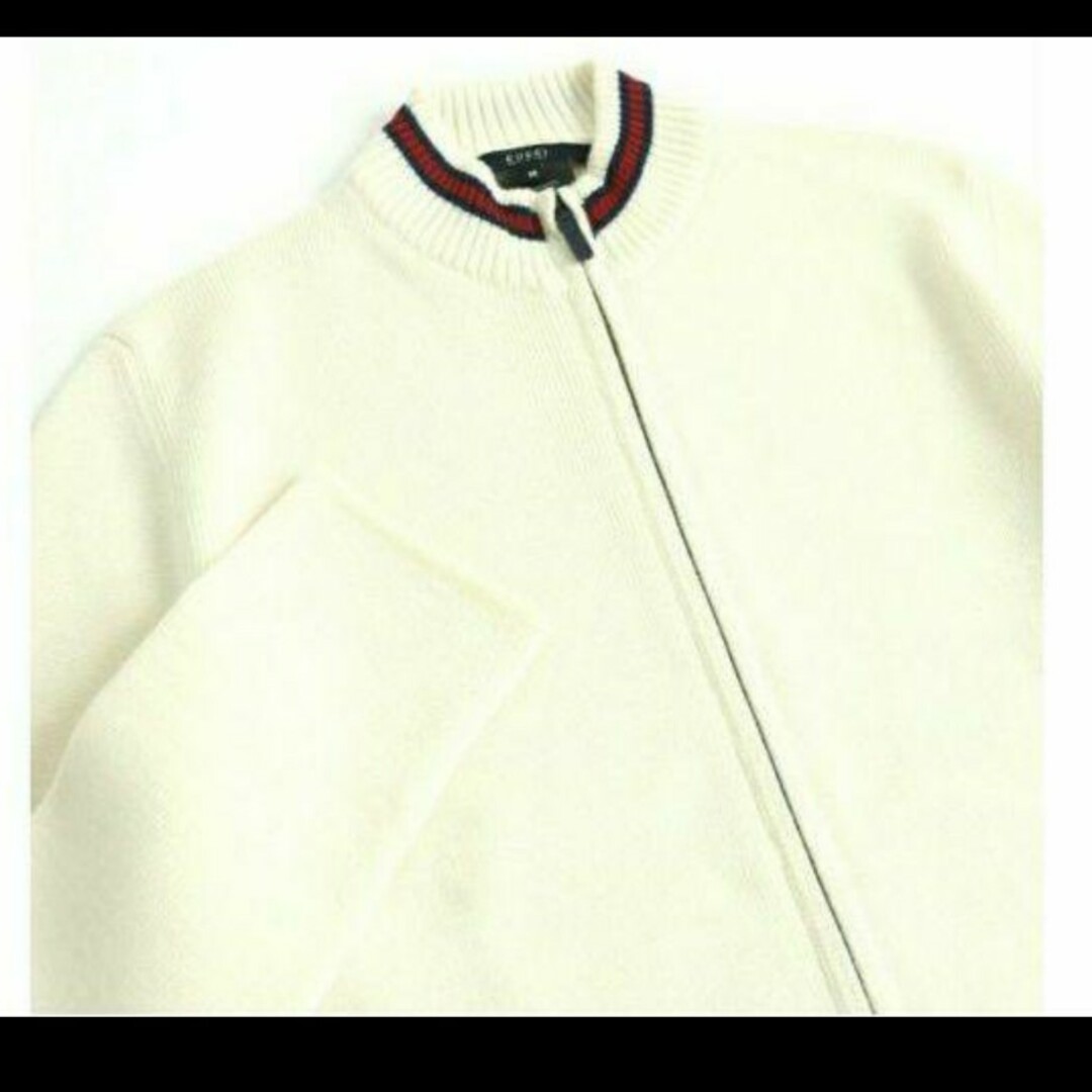 GUCCI - 未使用 グッチ GUCCI シェリーライン ジップアップ セーター M