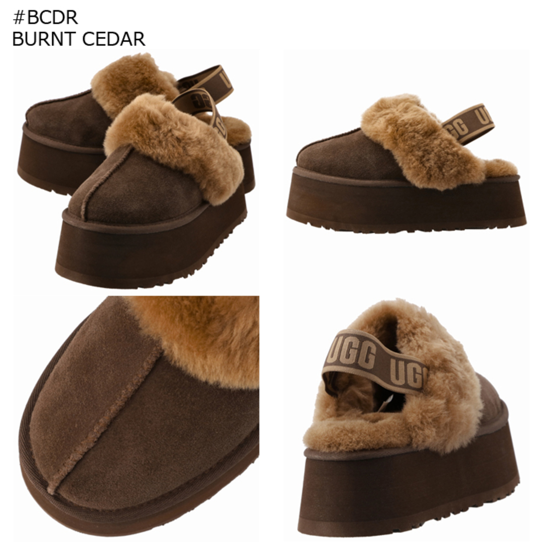 UGG - アグ UGG スリッポン FUNKETTE 厚底 スリッパ 5cmヒール シープ