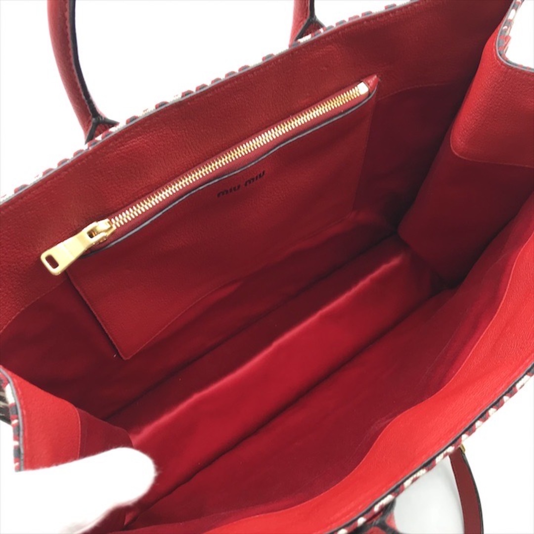 MIU MIU - 美品 MiuMiu ミュウミュウ 2WAY 肩掛け チェーン トート