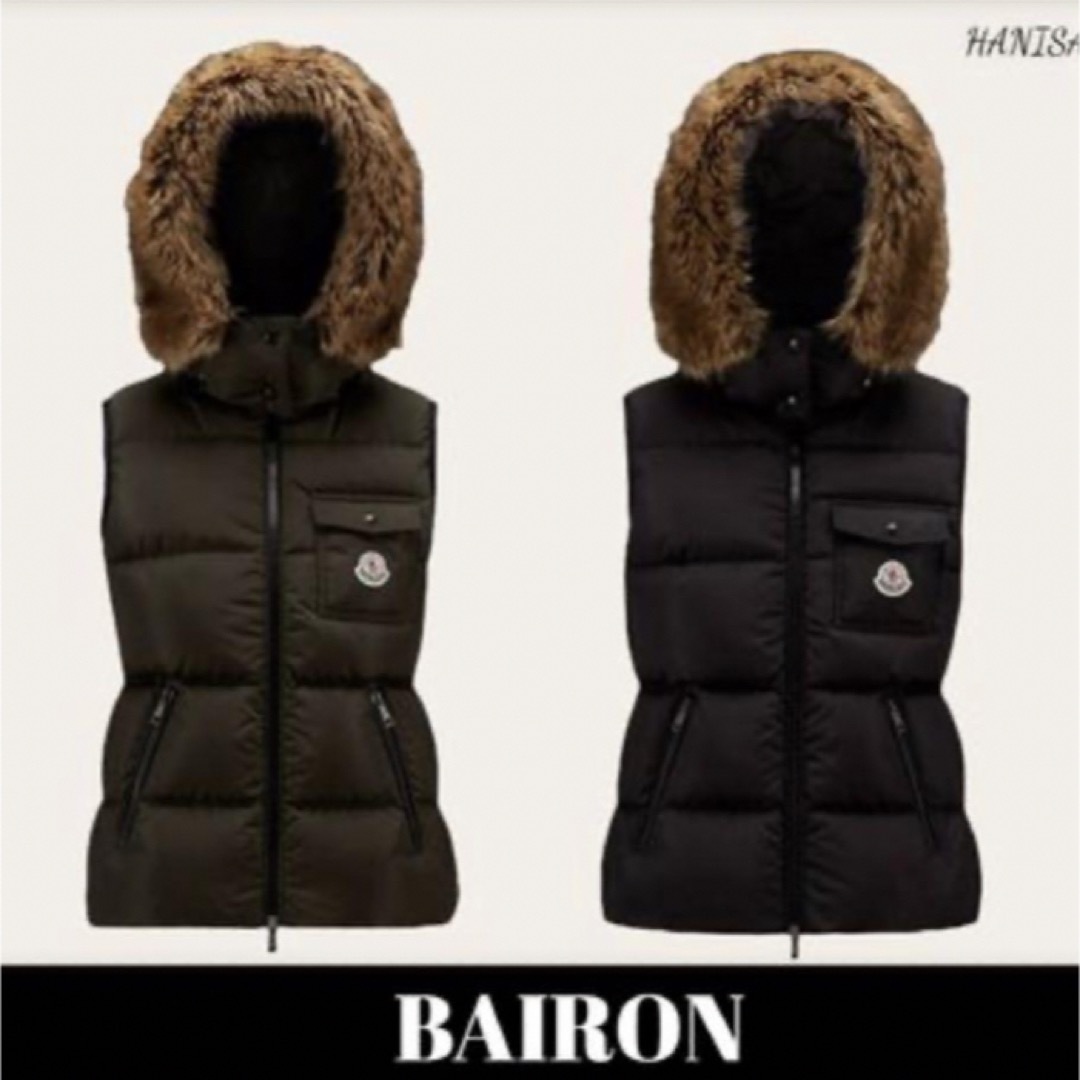 MONCLER - モンクレール ダウンベスト BAIRON サイズ1 ブラック